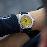 Breitling Avenger Automatic 45 Seawolf Yellow Dial Black Nylon Strap Watch for Men - A17319101I1X1 Buy Now By Breitling