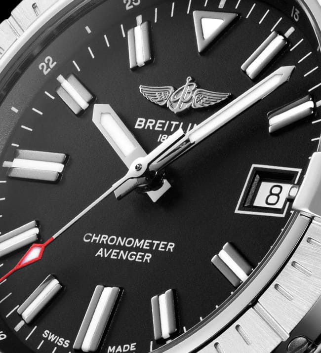 Breitling Avenger Automatic 43mm Black Dial Silver Steel Strap Watch for Men - A17318101B1A1 Buy Now By Breitling