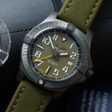 Breitling Avenger Automatic GMT 45 Night Mission Green Dial Green Nylon Strap Watch for Men - V323952A1L1X1 Buy Now By Breitling