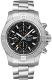 Breitling Avenger Chronograph 45mm Black Dial Silver Steel Strap Watch for Men - A13317101B1A1 Buy Now By Breitling