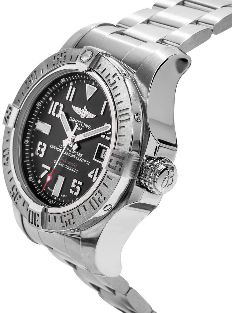 Breitling Avenger II Seawolf Stainless Steel 45mm Black Dial Mens Watch - A1733110/BC31 Buy Now By Breitling