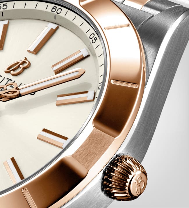 Breitling Chronomat 32 White Dial Two Tone Steel Strap Watch for Women - U77310101A1U1 Buy Now By Breitling