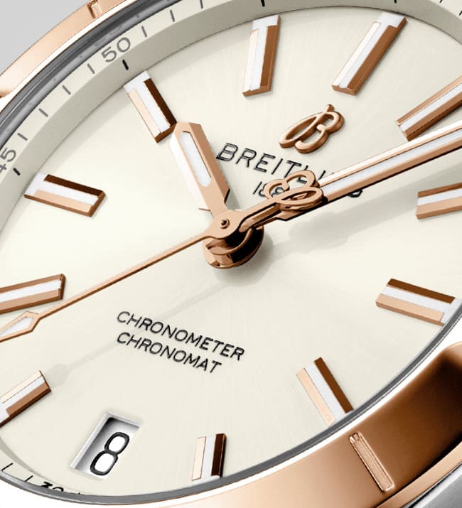 Breitling Chronomat 32 White Dial Two Tone Steel Strap Watch for Women - U77310101A1U1 Buy Now By Breitling