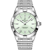 Breitling Chronomat 32 Diamonds Green Dial Silver Steel Strap Watch for Women - A77310101L1A1 Buy Now By Breitling