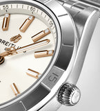 Breitling Chronomat Automatic 36 White Dial Silver Steel Strap Watch for Women - A10380101A2A1 Buy Now By Breitling