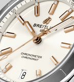 Breitling Chronomat Automatic 36 White Dial Silver Steel Strap Watch for Women - A10380101A2A1 Buy Now By Breitling