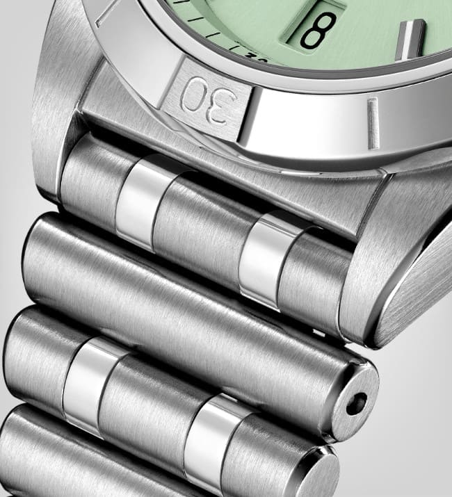 Breitling Chronomat Automatic 36 Green Dial Silver Steel Strap Watch for Women - A10380101L1A1 Buy Now By Breitling