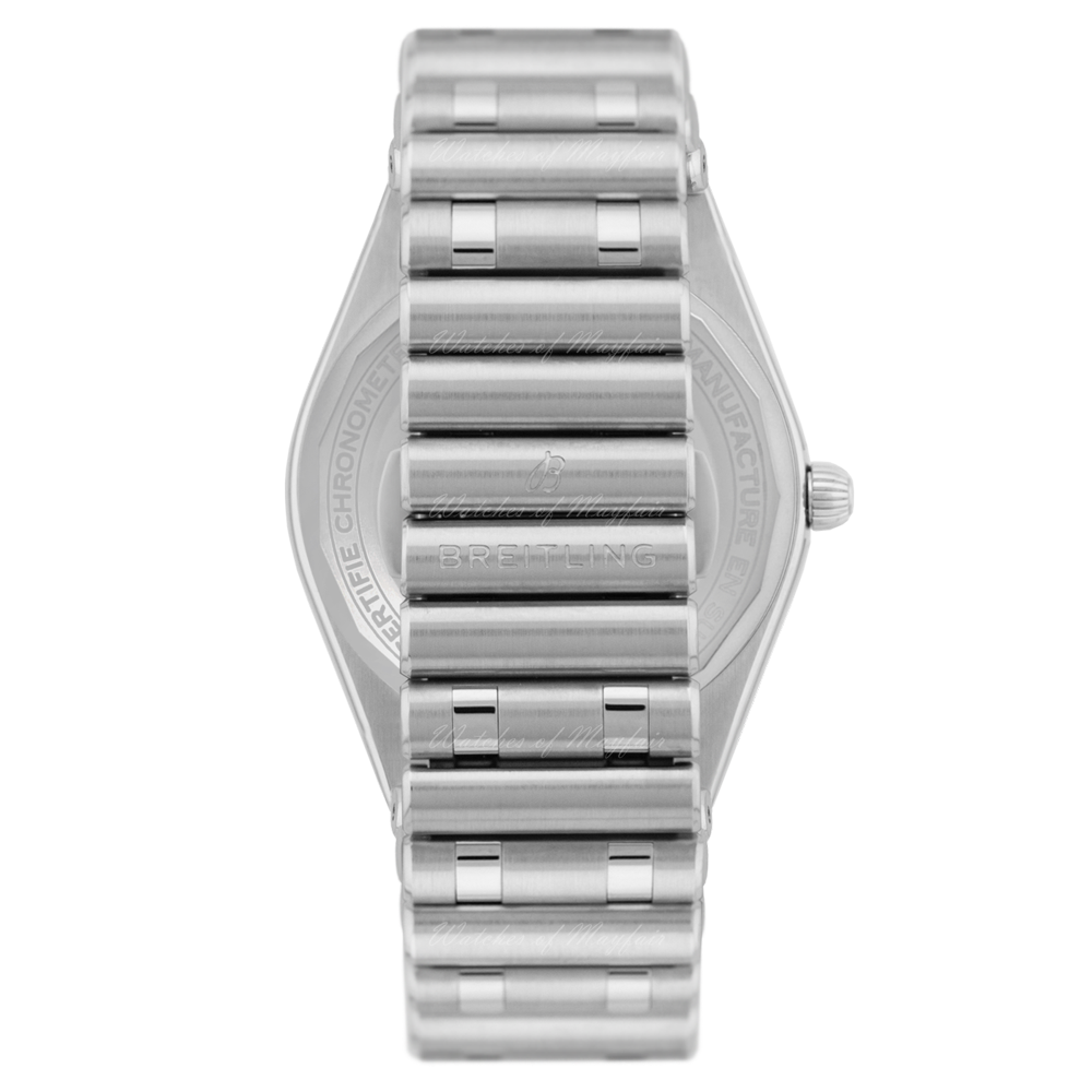 Breitling Chronomat Automatic 36 White Dial Silver Steel Strap Watch for Women - A10380101A2A1 Buy Now By Breitling