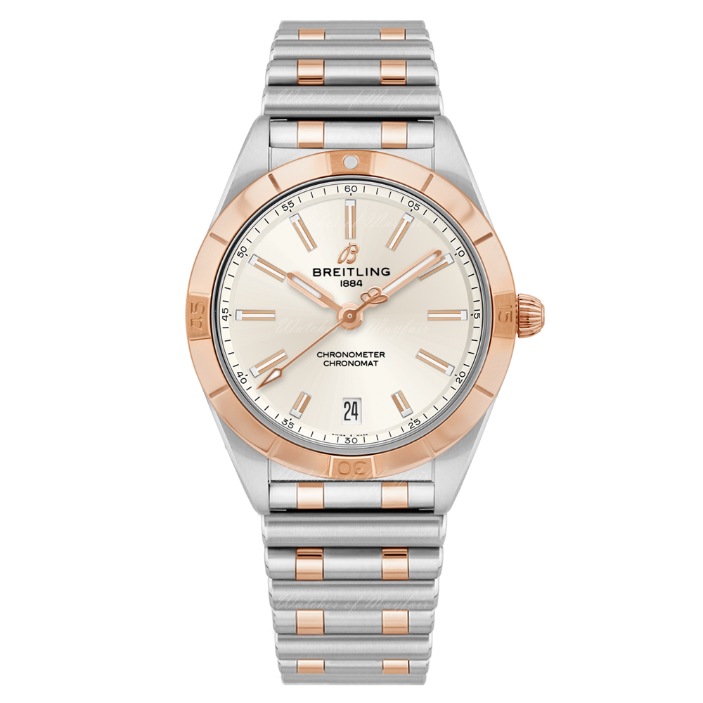 Breitling Chronomat Automatic 36 White Dial Two Tone Steel Strap Watch for Women - U10380101A1U1 Buy Now By Breitling
