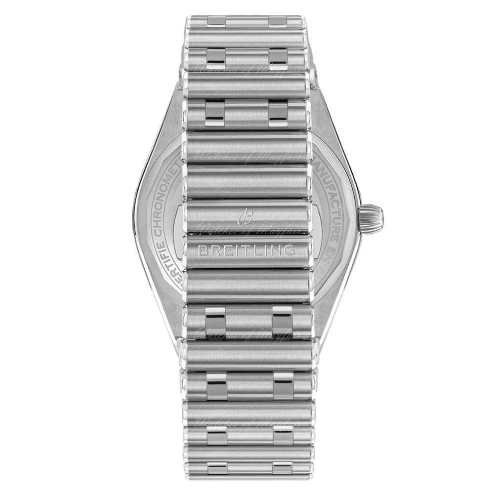 Breitling Chronomat Automatic 36 Blue Dial Silver Steel Strap Watch for Women - A10380101C1A1 Buy Now By Breitling