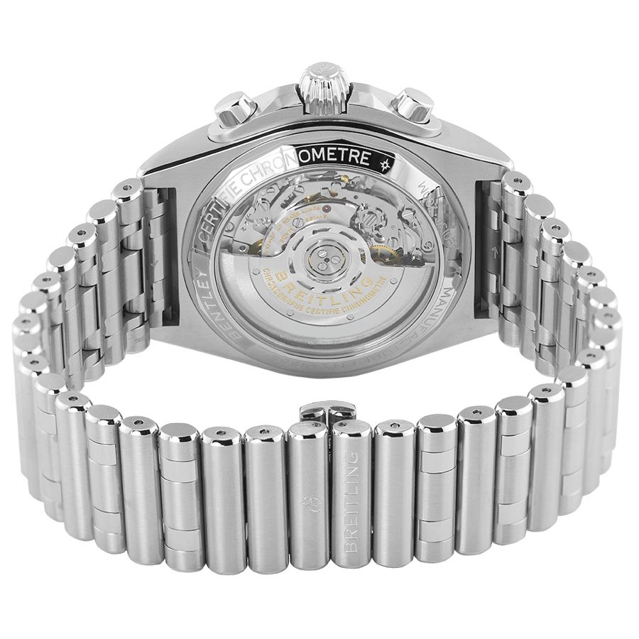 Breitling Chronomat B01 42mm Green Dial Silver Steel Strap Watch for Men - AB01343A1L1A1 Buy Now By Breitling