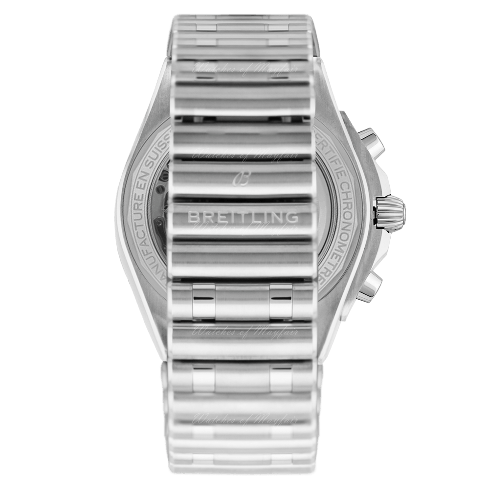 Breitling Chronomat B01 42mm Green Dial Silver Steel Strap Watch for Men - AB01343A1L1A1 Buy Now By Breitling