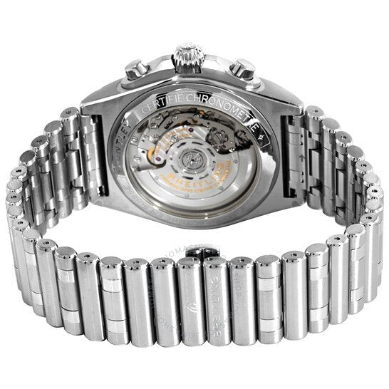 Breitling Chronomat B01 42mm Green Dial Silver Steel Strap Watch for Men - AB01343A1L1A1 Buy Now By Breitling