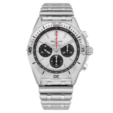 Breitling Chronomat B01 42mm Silver Dial Silver Steel Strap Watch for Men - AB0134101G1A1 Buy Now By Breitling