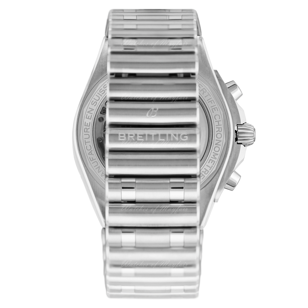 Breitling Chronomat B01 42 Brown Dial Silver Steel Strap Watch for Men - AB0134101K1A1 Buy Now By Breitling