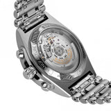 Breitling Chronomat B01 42 Frecce Tricolori Blue Dial Silver Steel Strap Watch for Men - AB01344A1C1A1 Buy Now By Breitling