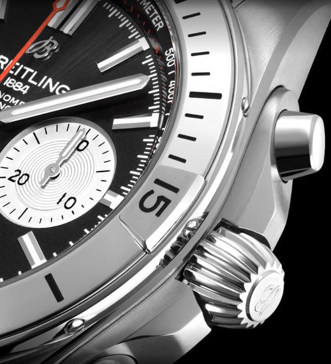 Breitling Chronomat B01 42mm Black Dial Silver Steel Strap Watch for Men - AB0134101B1A1 Buy Now By Breitling