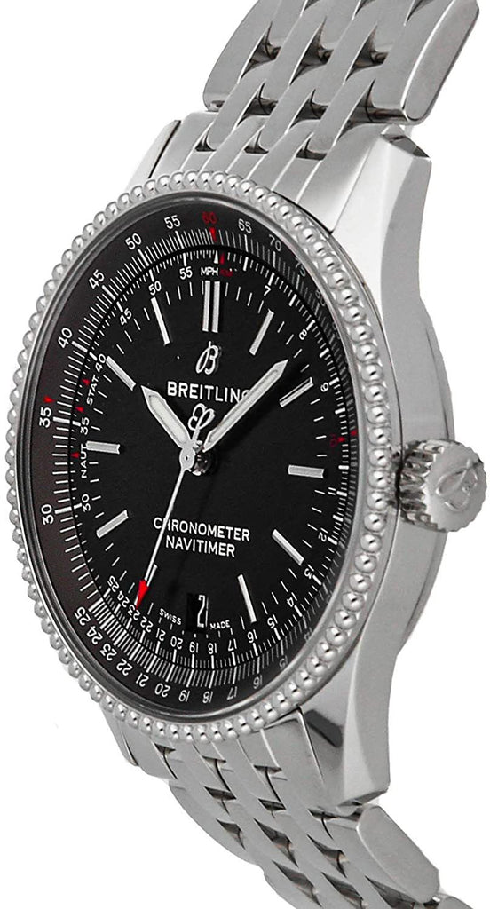 Breitling Navitimer Automatic 38mm Black Dial Stainless Steel Mens Watch - A17325241B1A1 Buy Now By Breitling