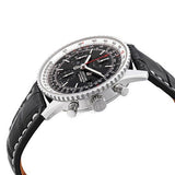 Breitling Navitimer 1 Chronograph 41mm Automatic Black Dial Black Leather Strap Mens Watch - A13324121B1P1 Buy Now By Breitling