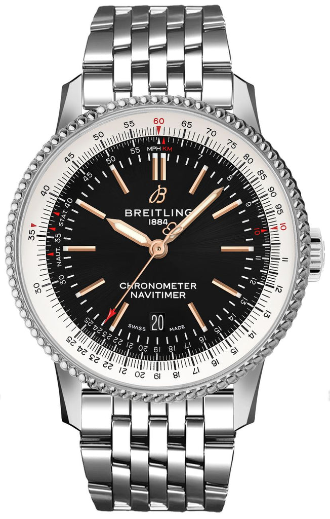 Breitling Navitimer Automatic 41mm Black Dial Stainless Steel Mens Watch - A17326211B1A1 Buy Now By Breitling