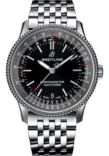 Breitling Navitimer Automatic 38mm Black Dial Stainless Steel Mens Watch - A17325241B1A1 Buy Now By Breitling