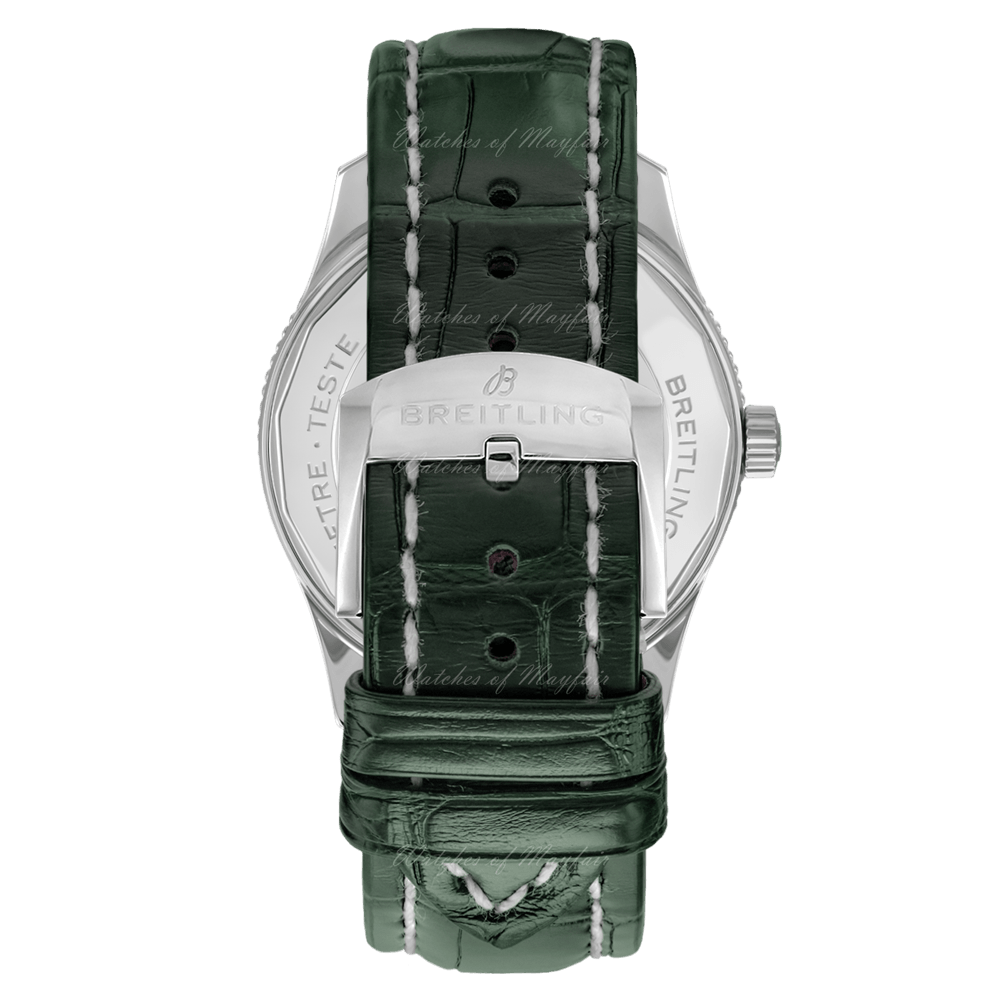 Breitling Navitimer Automatic 41mm Green Dial Green Leather Strap Watch for Men - A17326361L1P1 Buy Now By Breitling