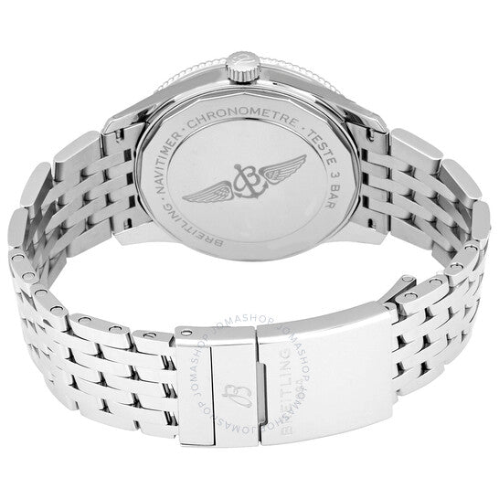 Breitling Navitimer Automatic 41mm Black Dial Silver Steel Strap Watch for Men - A17326241B1A1 Buy Now By Breitling