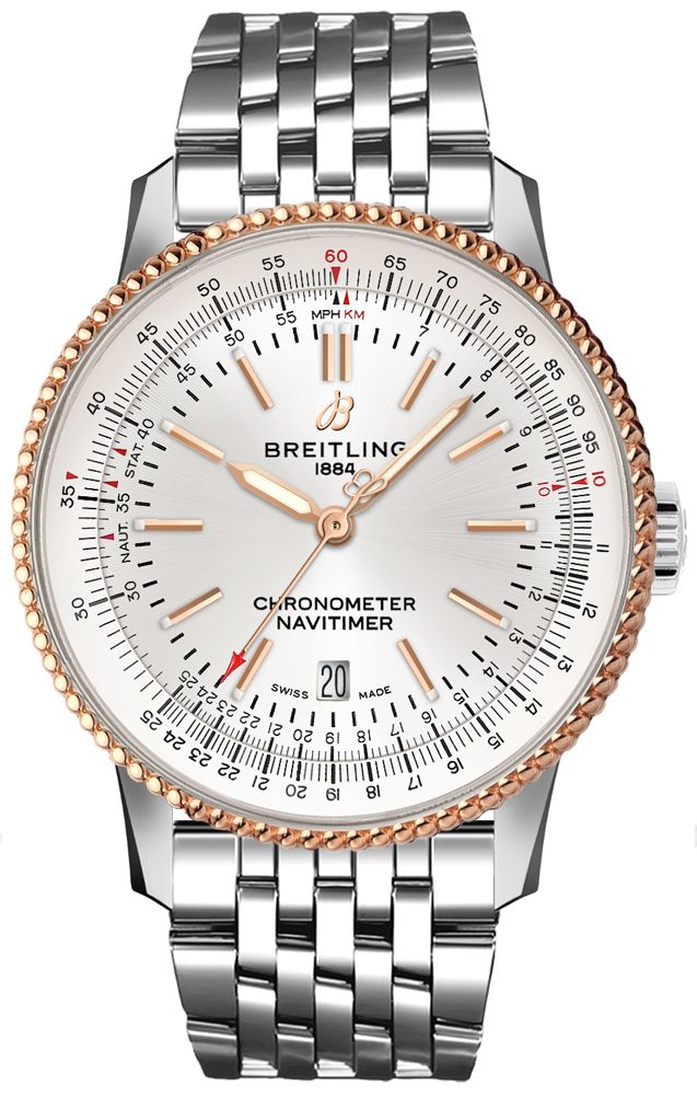 Breitling Navitimer Automatic 41mm White Dial Silver Stainless Steel Mens Watch - U17326211G1A1 Buy Now By Breitling