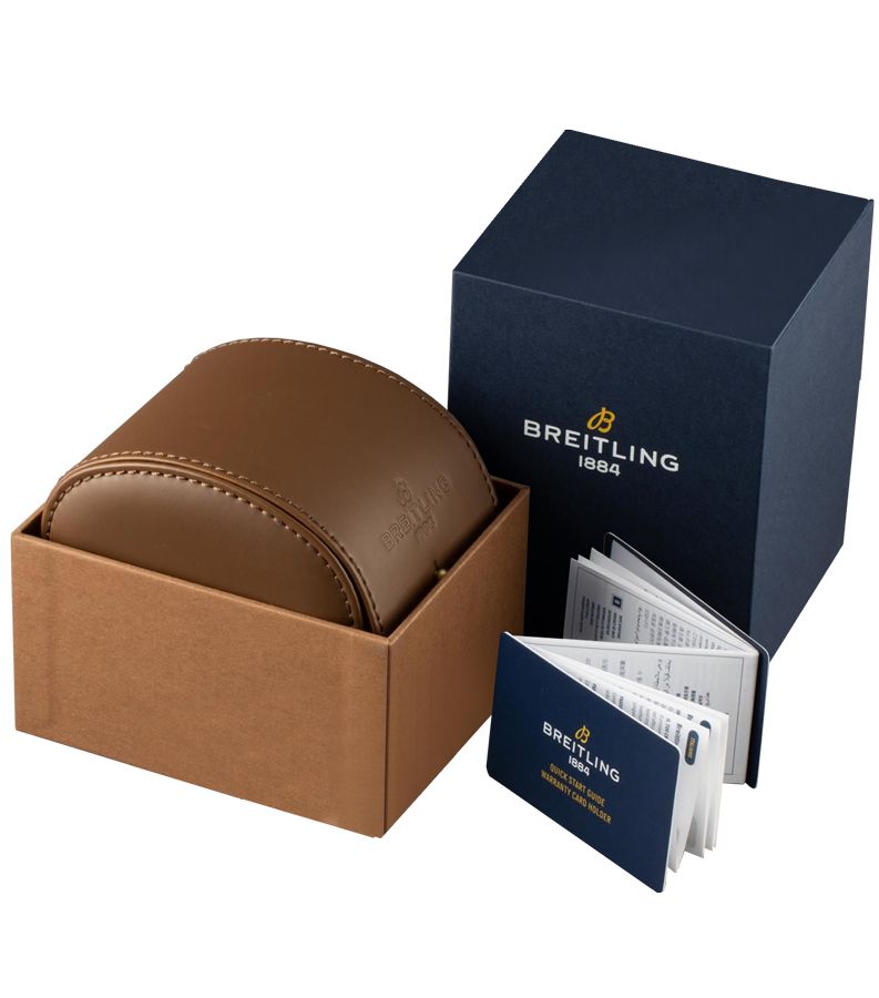 Breitling Premier Automatic 40mm Grey Dial Brown Leather Strap Watch for Men - A37340351B1P2 Buy Now By Breitling