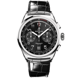 Breitling Premier B01 Chronograph 42 Black Dial Black Leather Strap Watch for Men - AB0145221B1P1 Buy Now By Breitling