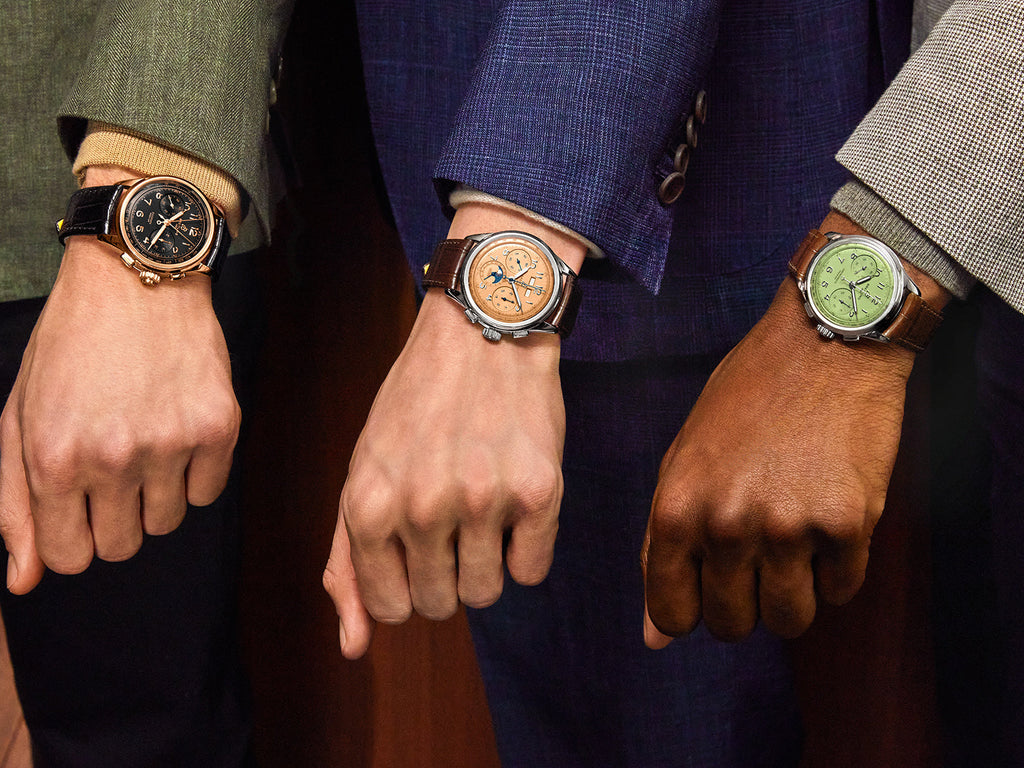 Breitling Premier B09 Chronograph 40 Green Dial Brown Leather Strap Watch for Men - AB0930D31L1P1 Buy Now By Breitling