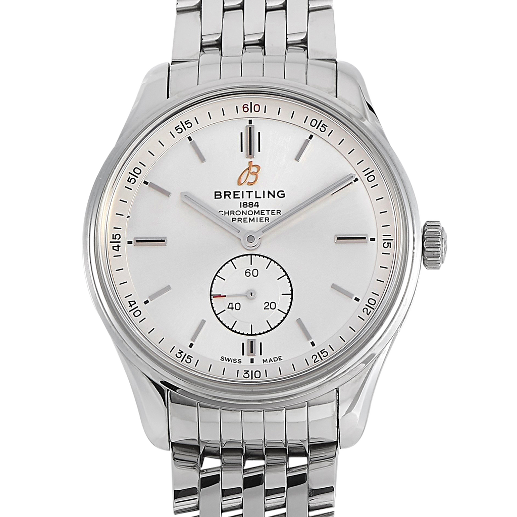 Breitling Premier Automatic 40mm Stainless Steel Silver Dial Mens Watch - A37340351G1A1 Buy Now By Breitling