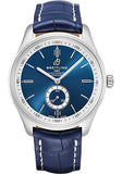 Breitling Premier Automatic 40mm Blue Dial Blue Leather Strap Mens Watch - A37340351C1P2 Buy Now By Breitling