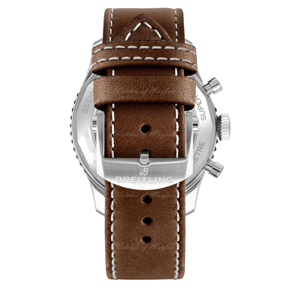 Breitling Super Avi B04 Chronograph GMT 46 Mosquito Black Dial Brown Leather Strap Watch for Men - YB04451A1B1X1 Buy Now By Breitling