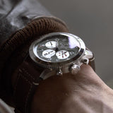 Breitling Super Avi B04 Chronograph GMT 46 Curtiss Warhawk Green Dial Brown Leather Strap Watch for Men - AB04452A1L1X1 Buy Now By Breitling