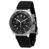 Breitling Super Chronomat B01 44 Black Dial Black Rubber Strap Watch for Men - AB0136251B2S1 Buy Now By Breitling
