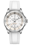 Breitling Superocean Automatic 36 White Dial White Rubber Strap Watch for Men - A17377211A1S1 Buy Now By Breitling