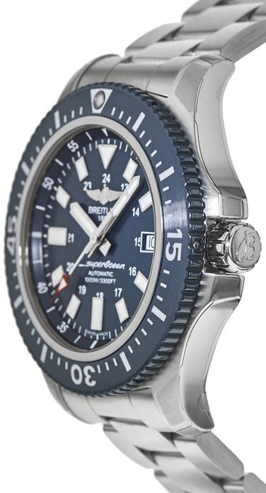 Breitling Superocean II Special Mariner Blue Ceramic Bezel 44mm Mens Watch - Y1739316/C959 Buy Now By Breitling