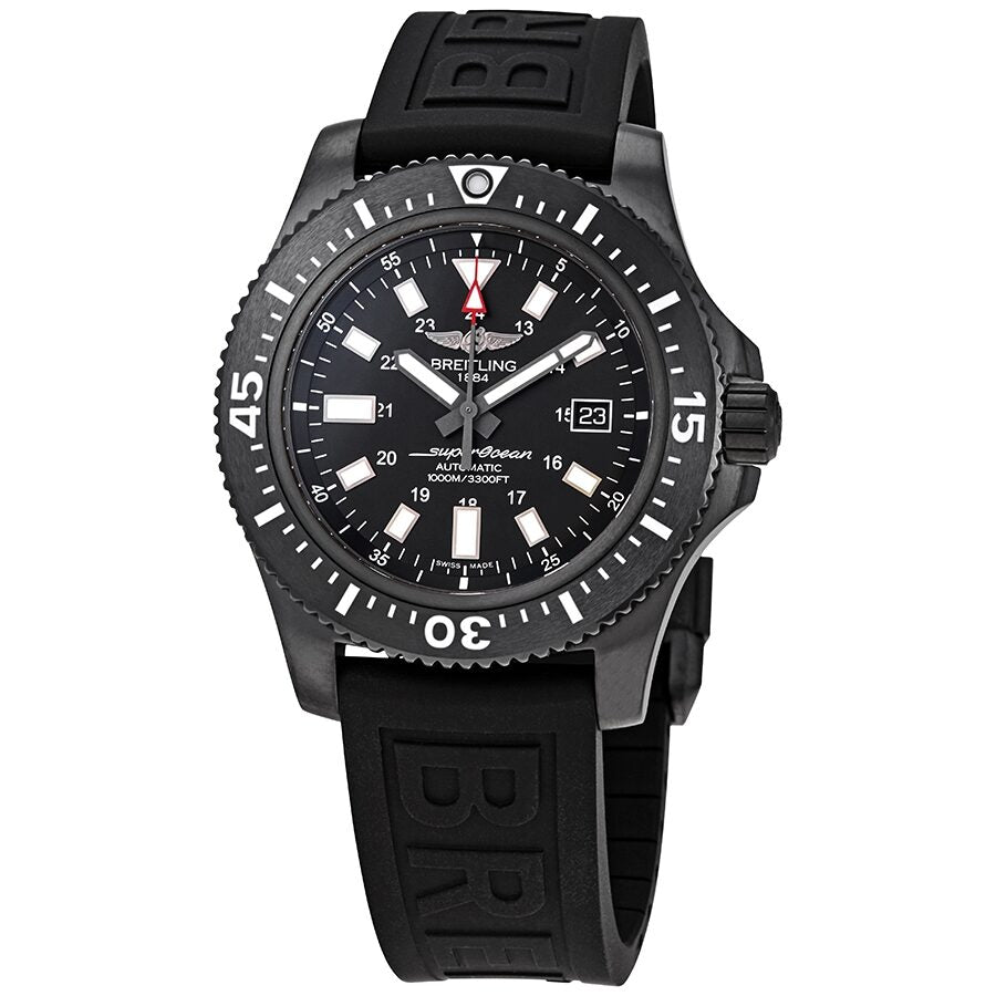 Breitling Superocean 44mm Special Volcano Black Dial Black Rubber Strap Watch for Men - M17393131B1S1 Buy Now By Breitling