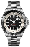 Breitling Superocean Automatic 44mm Black Dial Silver Steel Strap Watch for for Men - A17376211B1A1 Buy Now By Breitling