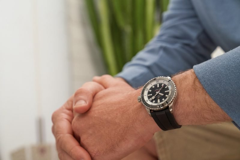 Breitling Superocean Automatic 42 Black Dial Black Rubber Strap Watch for Men - A17375211B1S1 Buy Now By Breitling