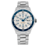 Breitling Superocean Automatic 42 White Dial Green Silver Steel Strap Watch for Men - A17375E71G1A1 Buy Now By Breitling