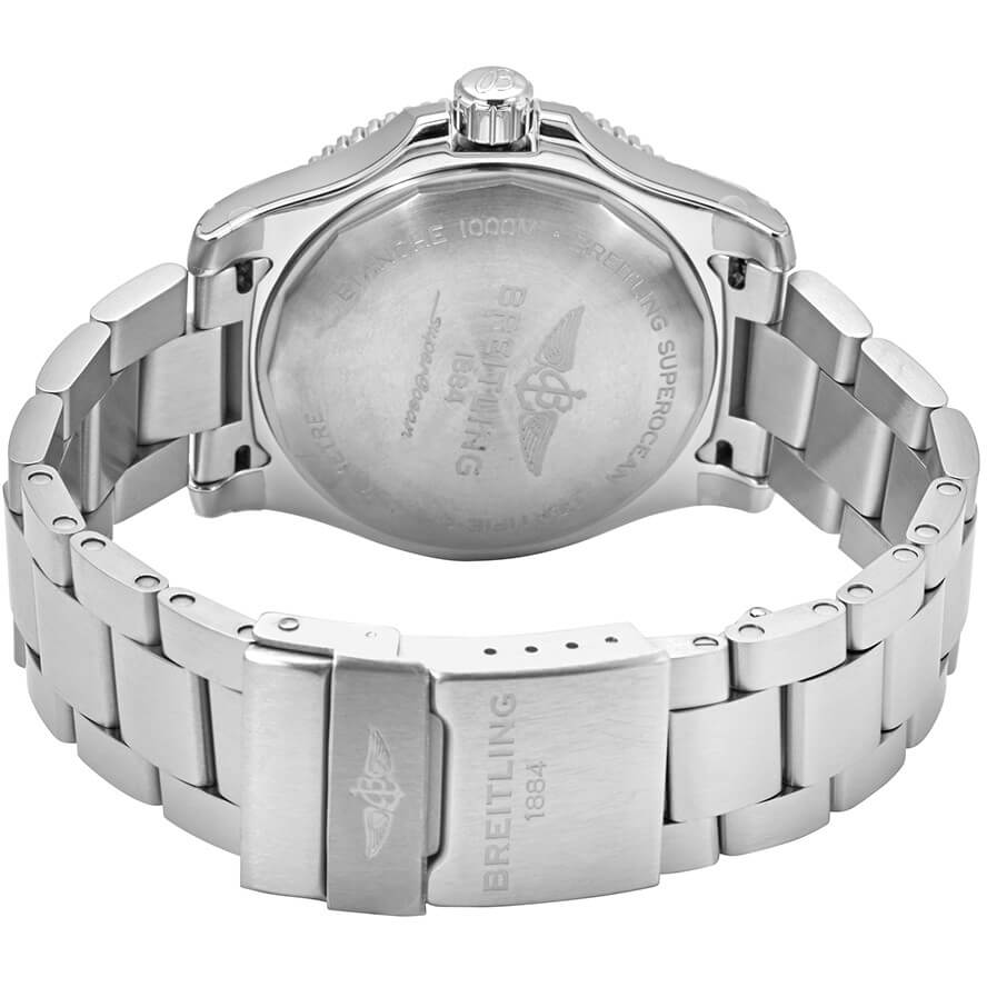 Breitling Superocean II Automatic 44mm Yellow Dial Silver Steel Strap Watch for Men - A17367021I1A1 Buy Now By Breitling