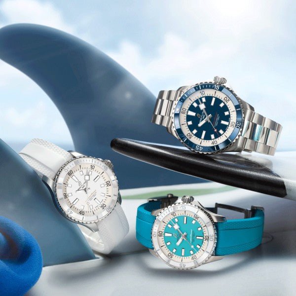 Breitling Superocean Automatic 42mm Blue Dial Silver Steel Strap Watch for Men - A17375E71C1A1 Buy Now By Breitling