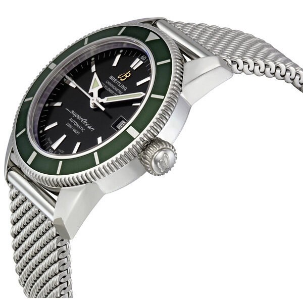 Breitling Superocean Heritage 42mm Chronograph Green Bezel Mens Watch - A1732136 Buy Now By Breitling