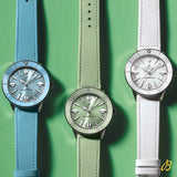 Breitling Superocean Heritage '57 Pastel Paradise Green Dial Green Leather Strap Watch for Women - A10340361L1X1 Buy Now By Breitling