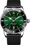 Breitling Superocean Heritage B20 Automatic 46 Green Dial Black Mesh Bracelet Watch for Men - AB2020121L1S1 Buy Now By Breitling