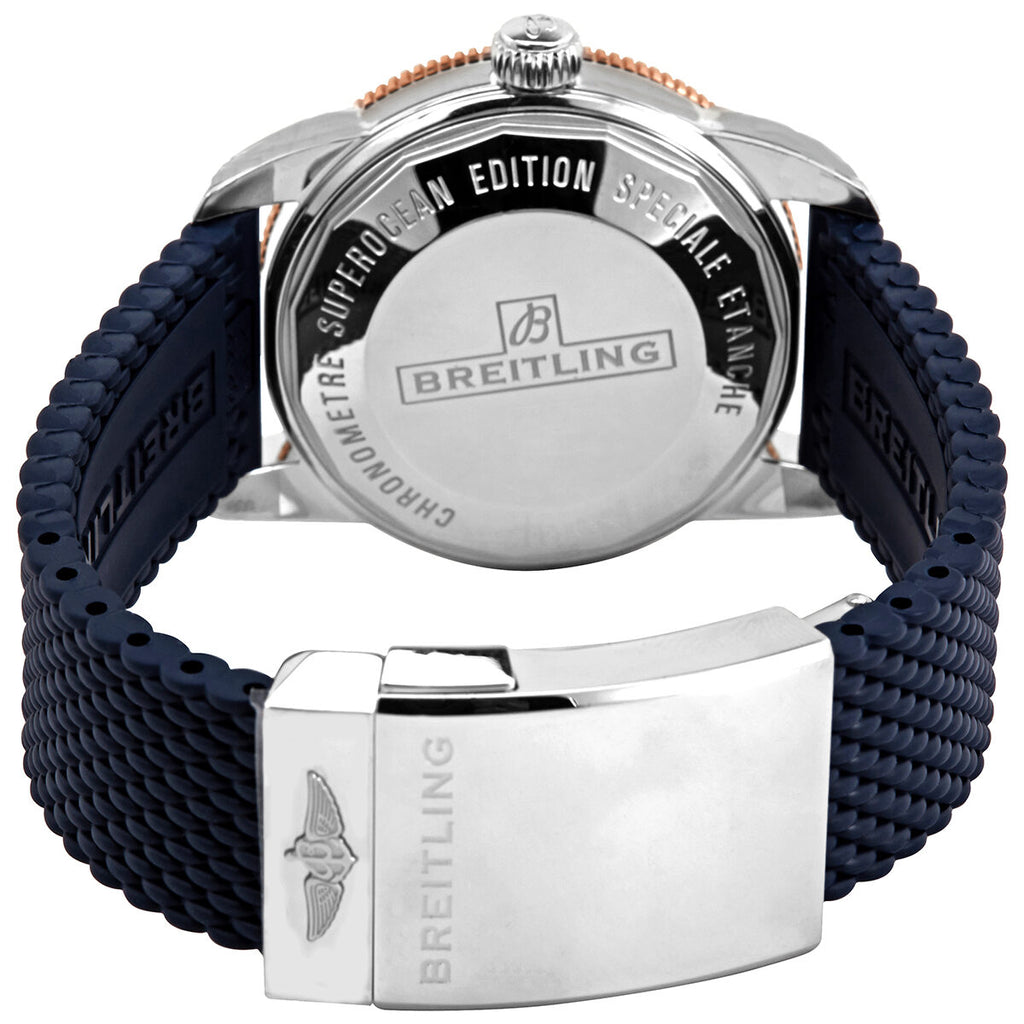 Breitling Superocean Heritage B20 Automatic 42 Blue Dial Blue Mesh Bracelet Watch for Men - UB2010161C1S1 Buy Now By Breitling