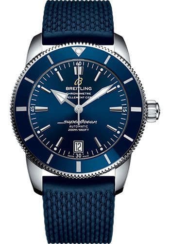 Breitling Superocean Heritage B20 Automatic 42 Blue Dial Blue Mesh Bracelet Watch for Men - AB2010161C1S1 Buy Now By Breitling