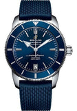 Breitling Superocean Heritage B20 Automatic 42 Blue Dial Blue Mesh Bracelet Watch for Men - AB2010161C1S1 Buy Now By Breitling